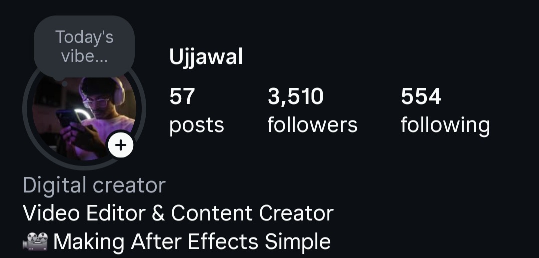 After: 3.5k followers